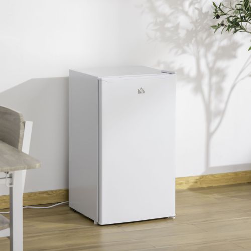 Compact Mini Fridge with Freezer and Adjustable Thermostat