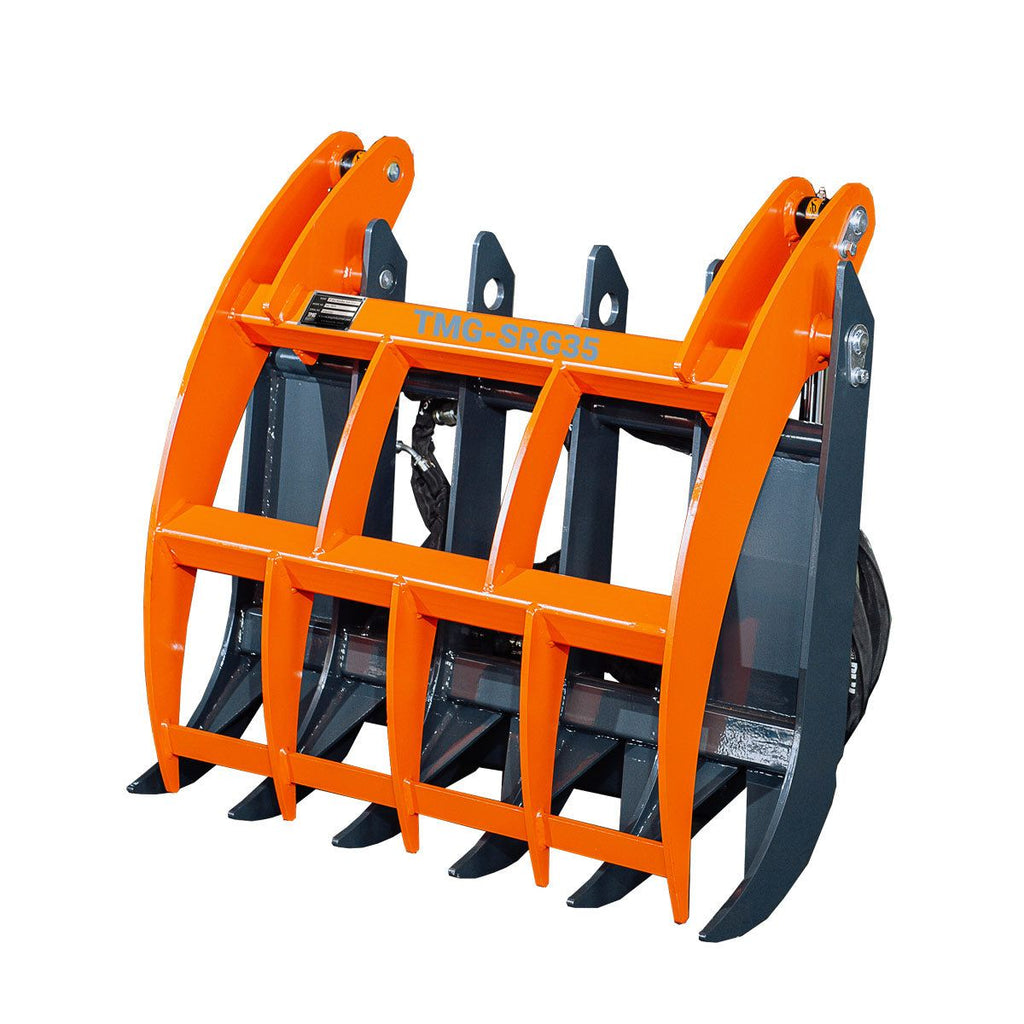 SRG35 Root Rake Grapple for Toro-Style Mini Skid Steers
