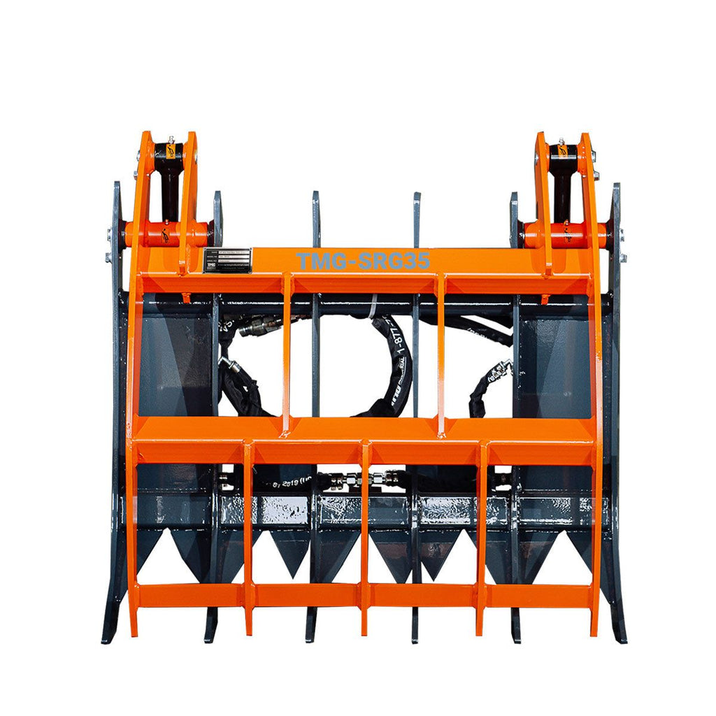 SRG35 Root Rake Grapple for Toro-Style Mini Skid Steers