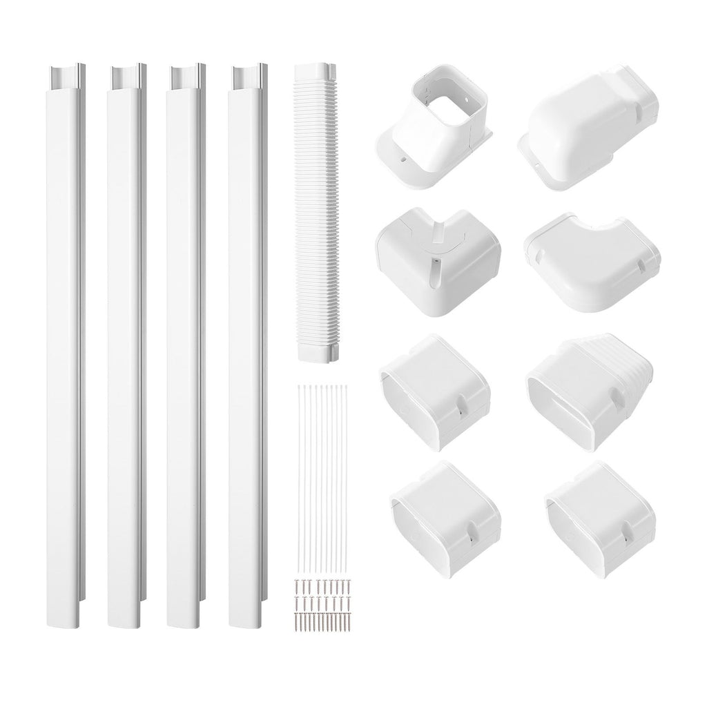 Mini Split Line Set Cover 3- x, PVC Decorative Pipe Cover