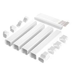 Mini Split Line Set Cover 3- x, PVC Decorative Pipe Cover