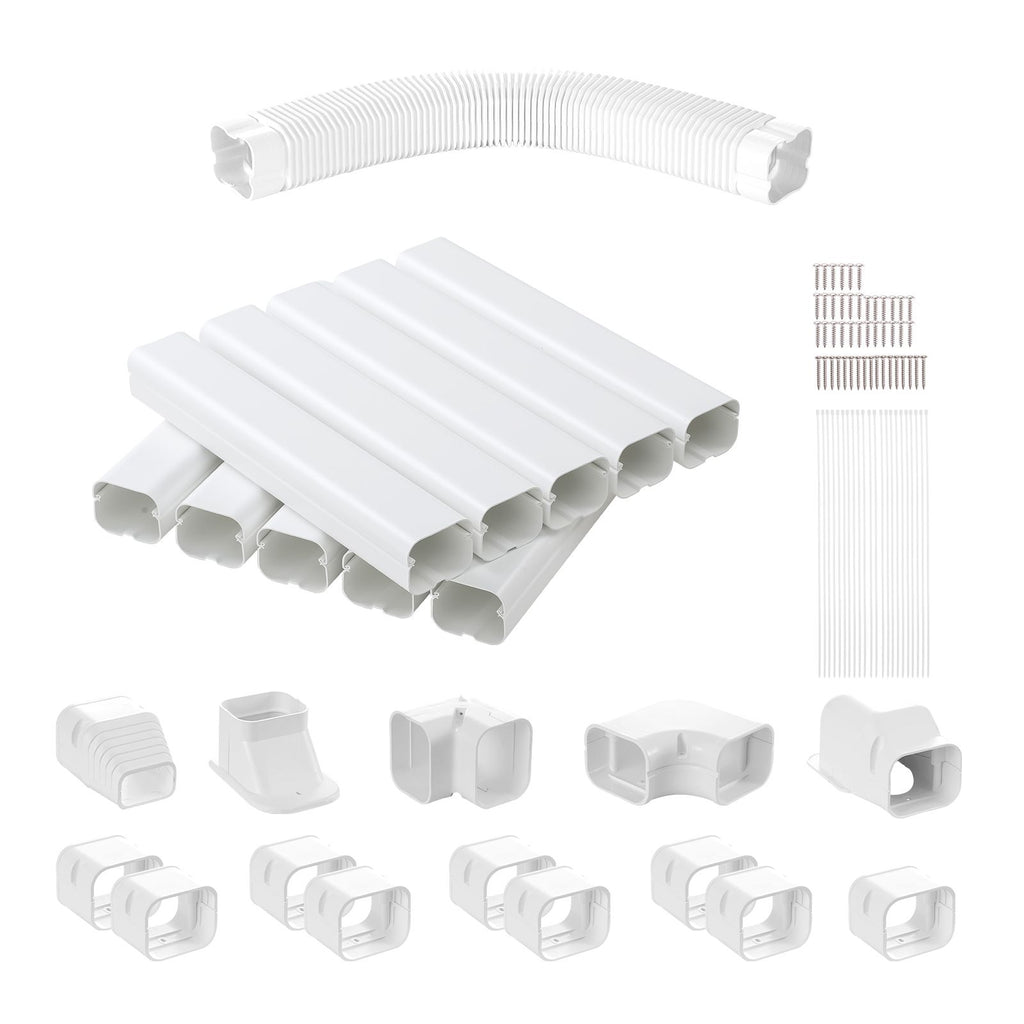 Mini Split Line Set Cover – Complete Installation Kit for Air Conditioner