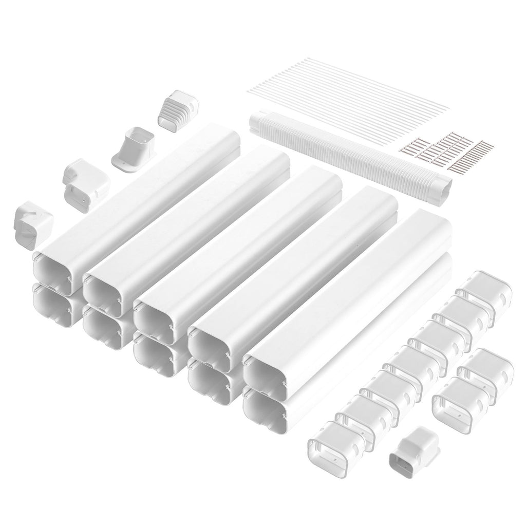 Mini Split Line Set Cover – Complete Installation Kit for Air Conditioner