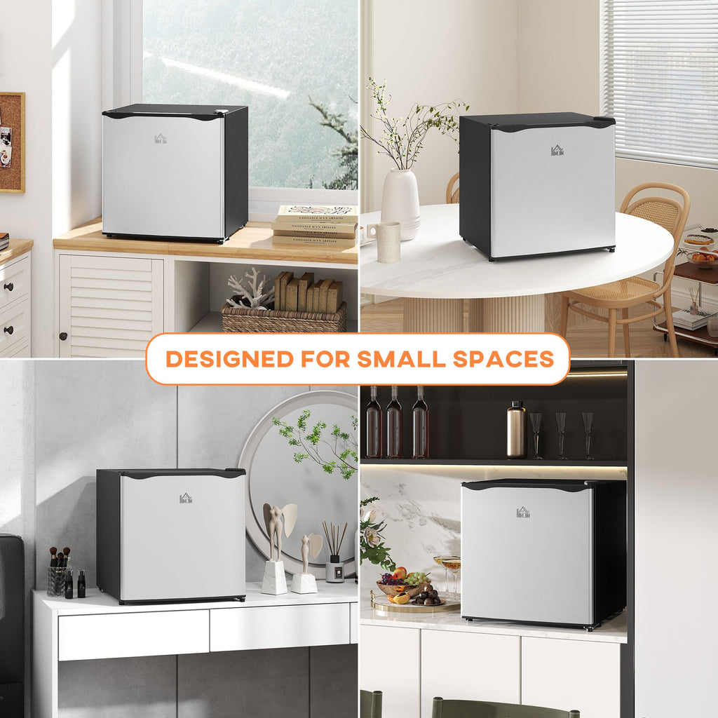 Compact Upright Freezer with Adjustable Temperature and Removable Shelf