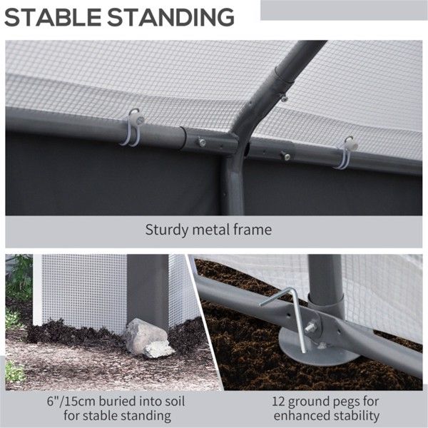 Mini Walk-in Greenhouse – Ideal for Vegetables, Fruits, and Flowers