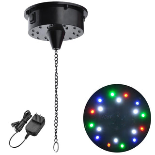 Sound-Activated Mirror Ball Motor with RGBW LEDs