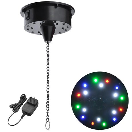 Sound-Activated Mirror Ball Motor with RGBW LEDs