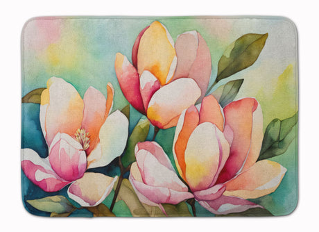 Mississippi Magnolia Watercolor Cushioned Floor Mat