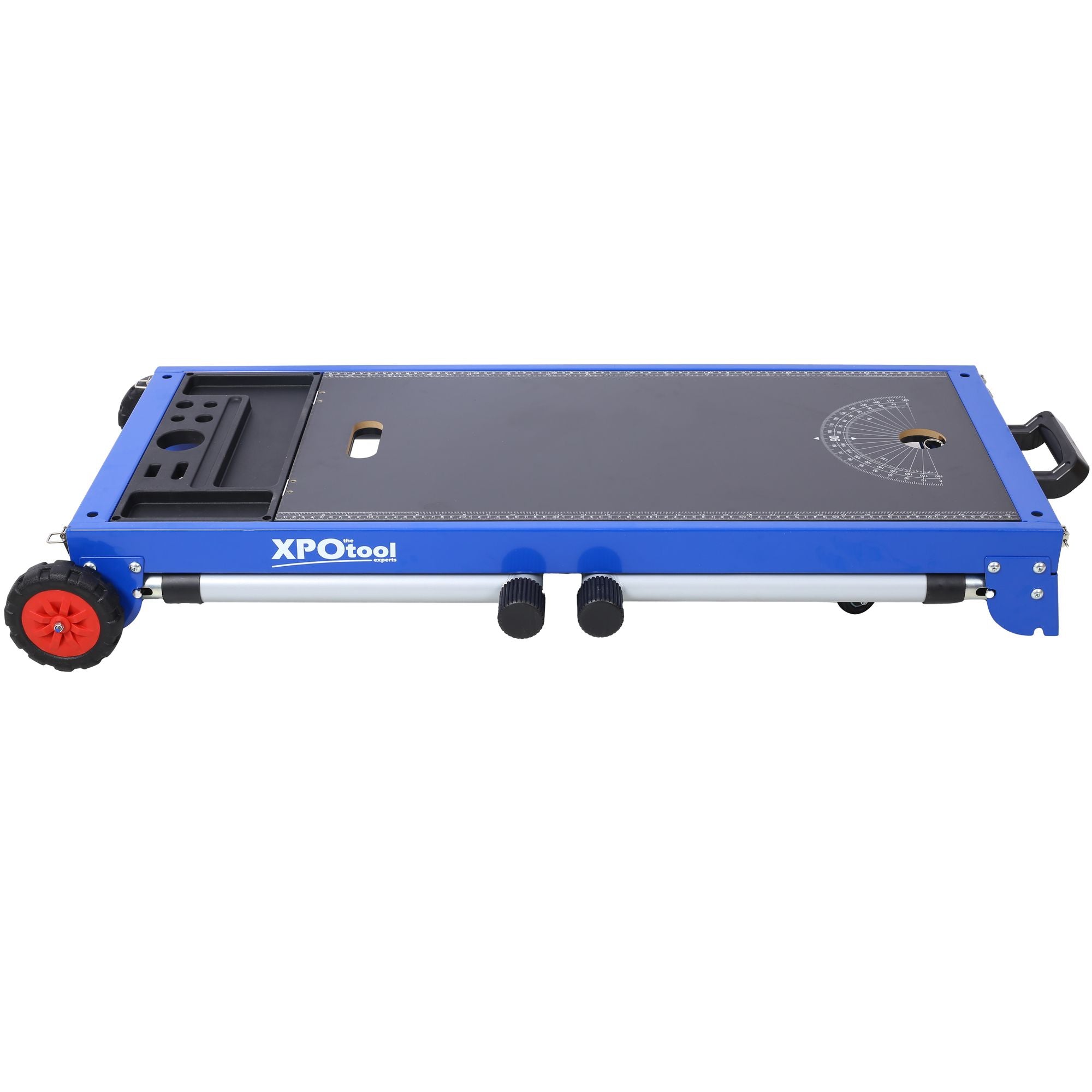 Miter Saw Stand, 5-in-1 Portable Workbench, Quick Folding Work Table with Detachable Miter