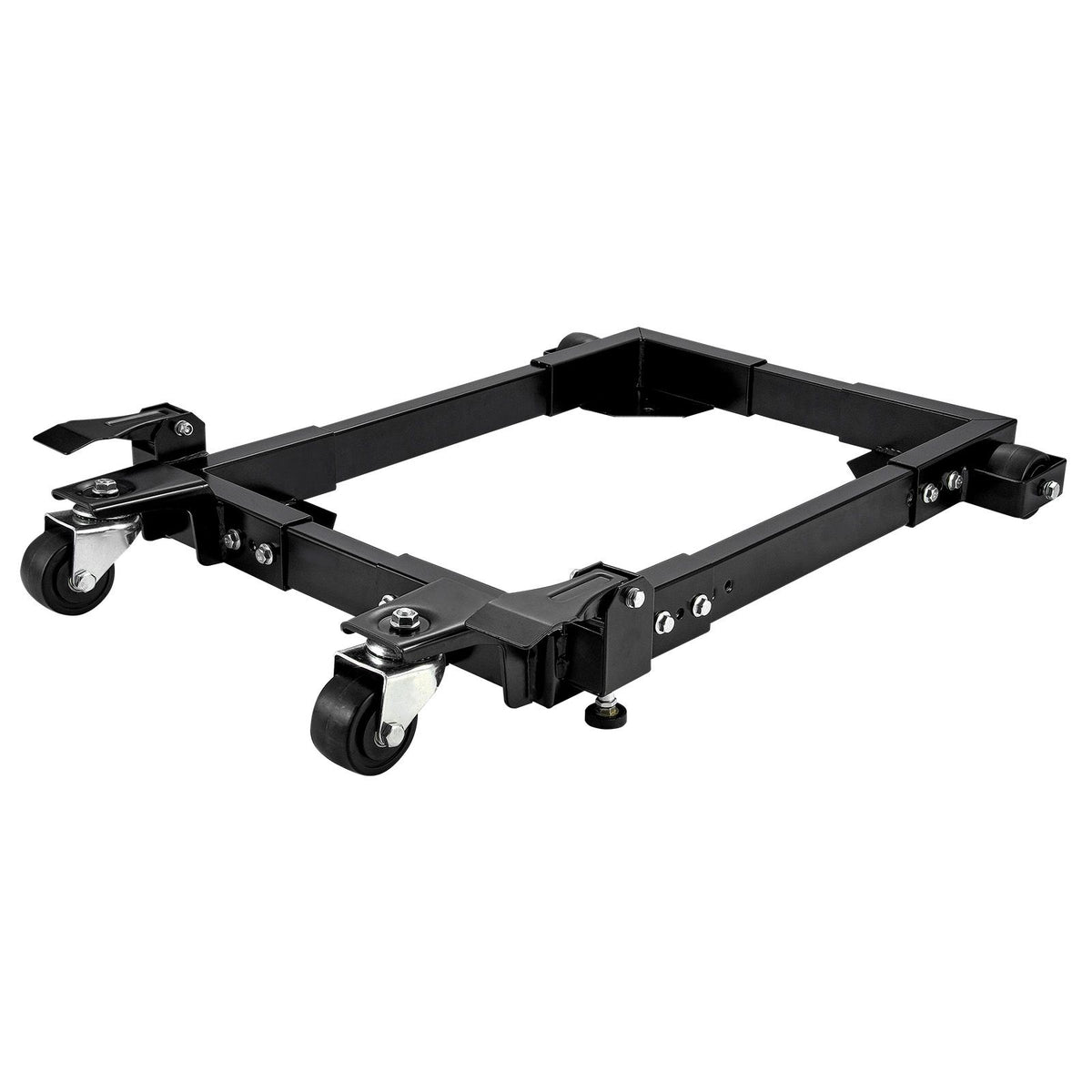 Adjustable Universal Mobile Base with Locking Swivel Wheels