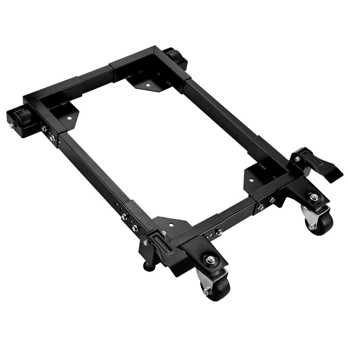 Adjustable Universal Mobile Base with Locking Swivel Wheels