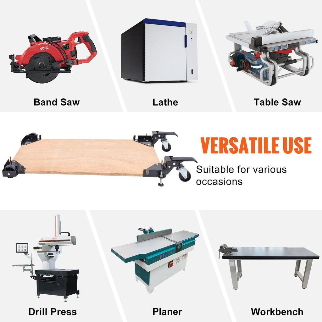Adjustable Mobile Base for Workshop Equipment