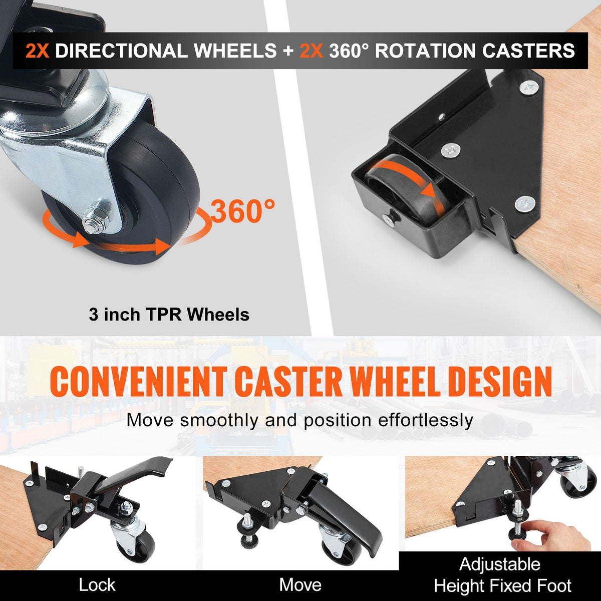 Adjustable Mobile Base for Workshop Equipment