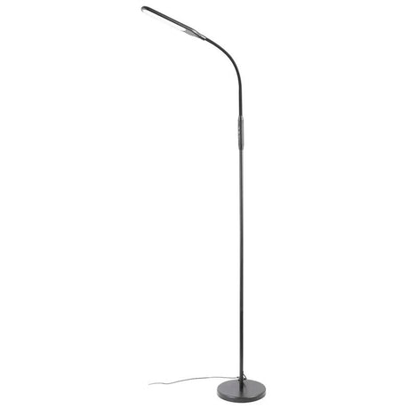 Modern 71" LED Floor Lamp with Touch Control and Adjustable Gooseneck
