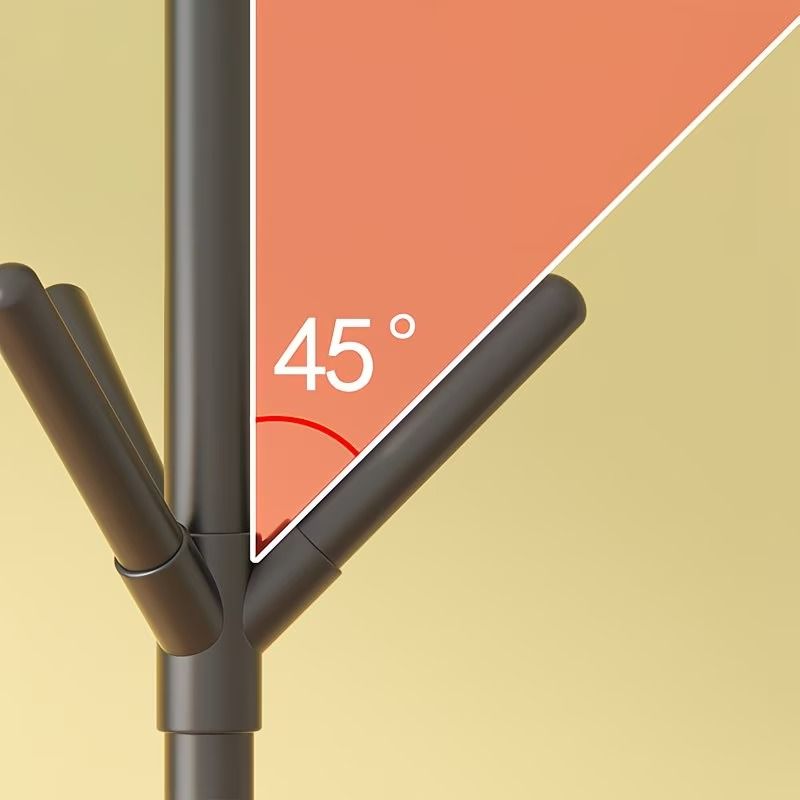 Modern Nine-Hook Freestanding Coat Rack