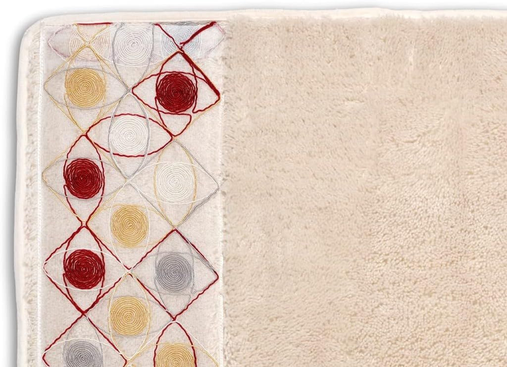 Modern Bathroom Rug - Classic Luxury Design for Contemporary Decor