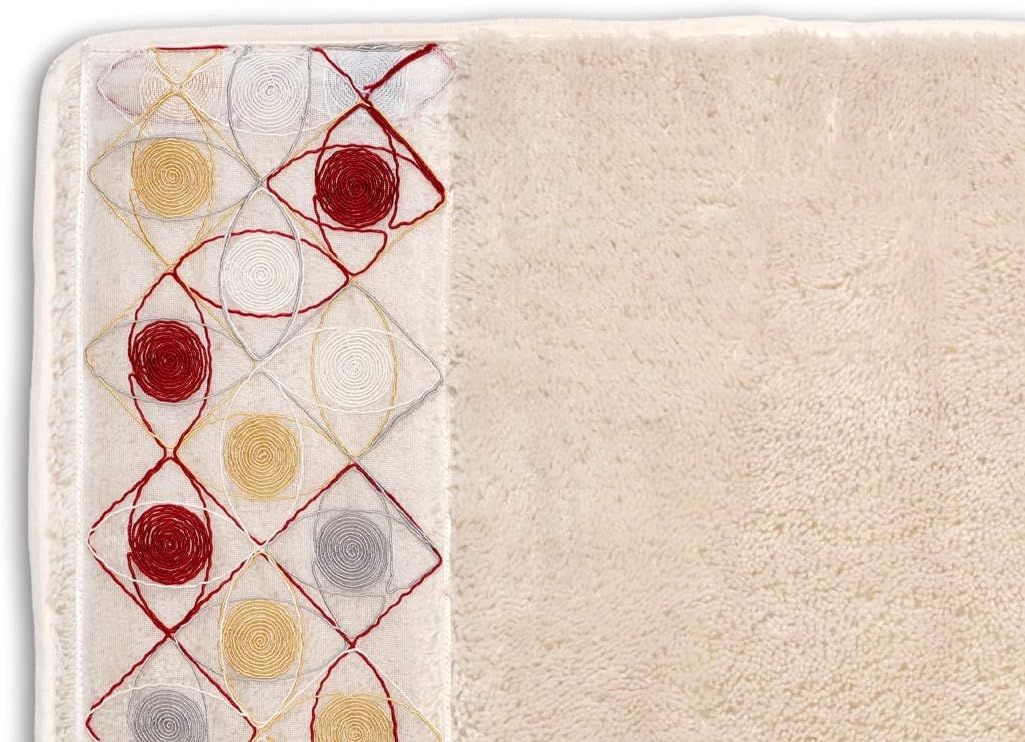 Modern Bathroom Rug - Classic Luxury Design for Contemporary Decor