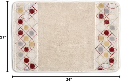 Modern Bathroom Rug - Classic Luxury Design for Contemporary Decor