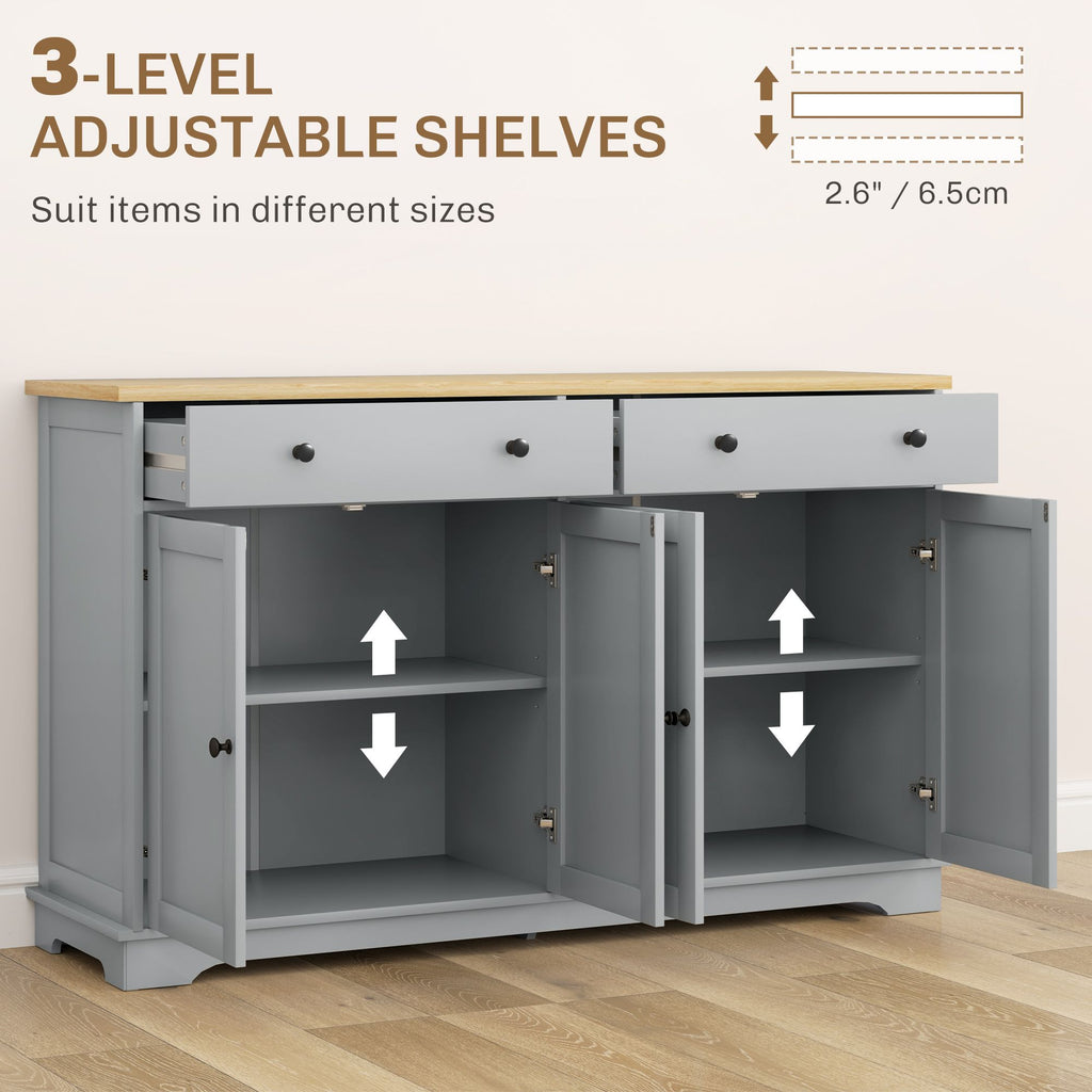 Modern Sideboard with Flexible Enclosed Storage