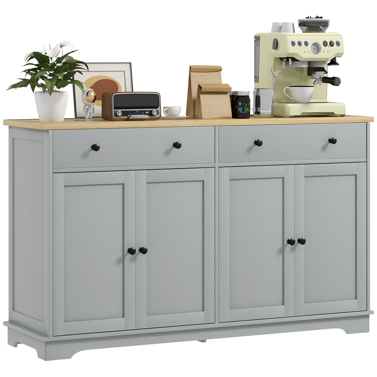 Modern Sideboard with Flexible Enclosed Storage