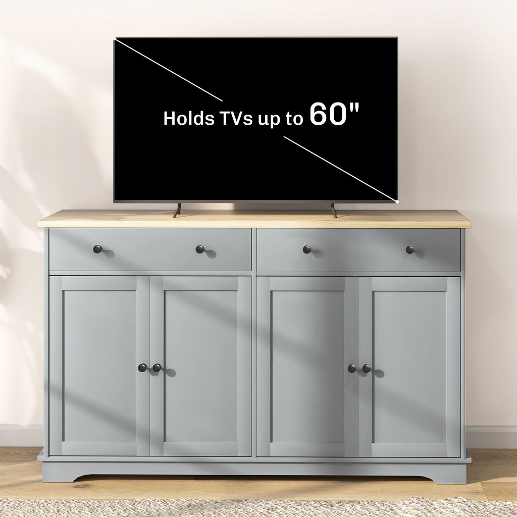 Modern Sideboard with Flexible Enclosed Storage