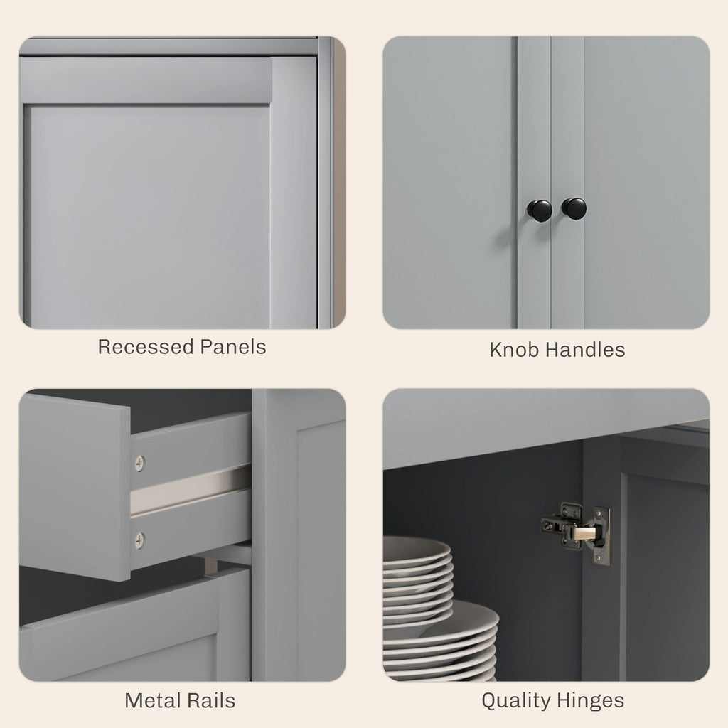 Modern Sideboard with Flexible Enclosed Storage