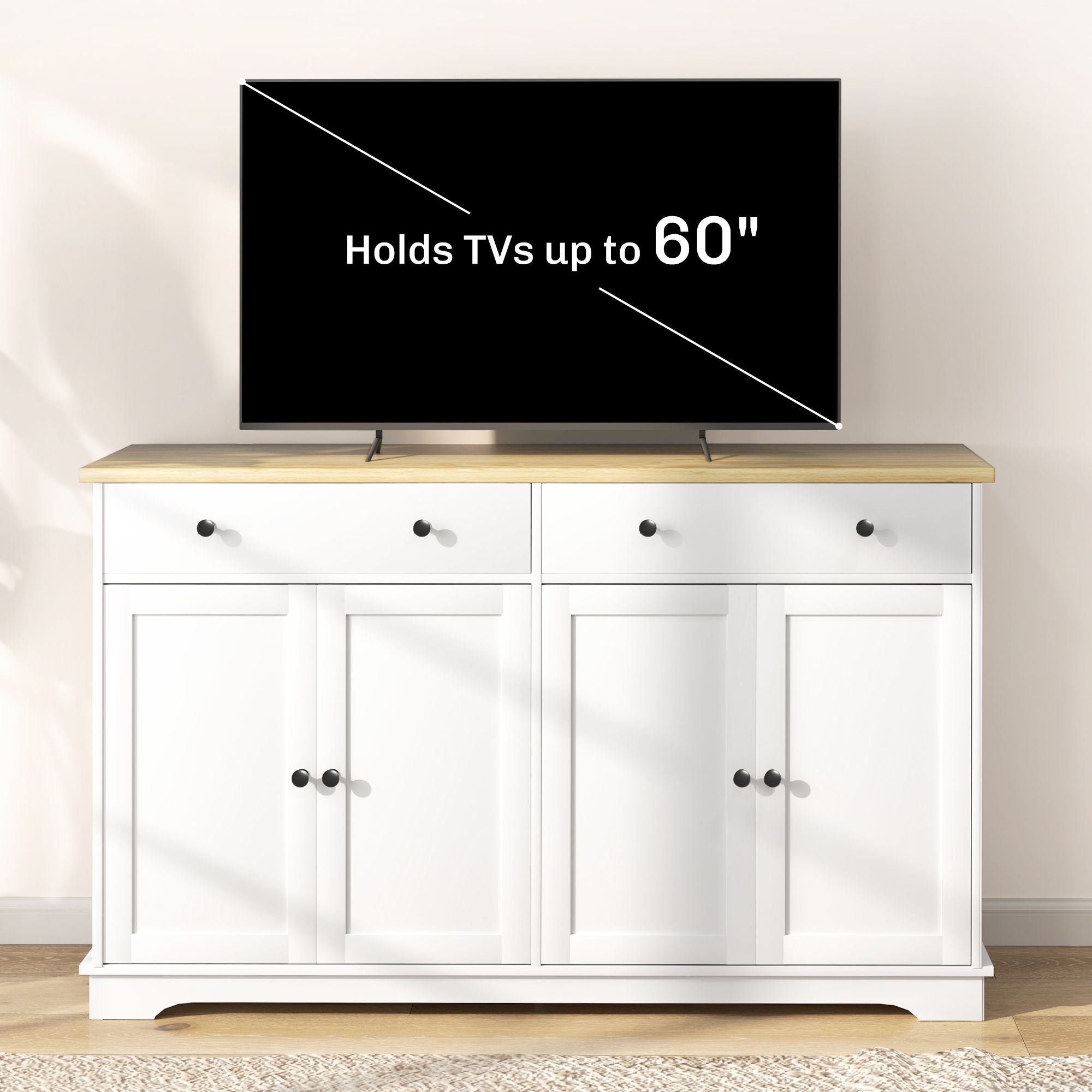 Modern Sideboard with Flexible Closed Storage
