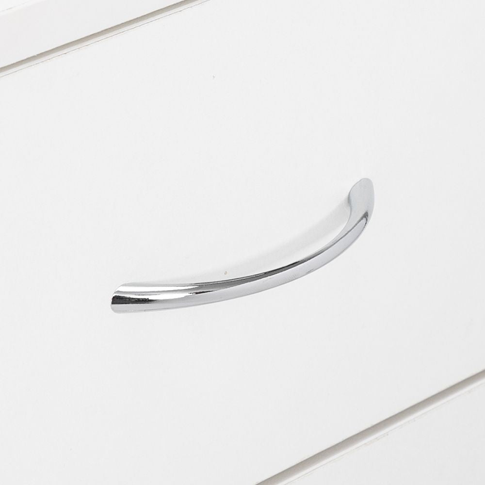 Modern White Four-Drawer Dresser