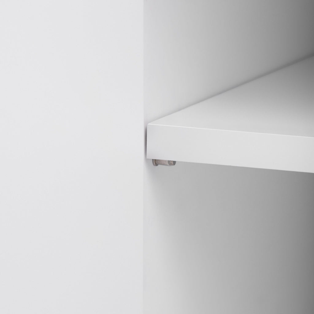 Curved Modern TV Console with Drawers and Cabinet