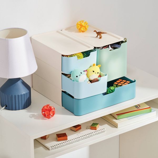 Colorful Modular Drawers for Flexible Storage