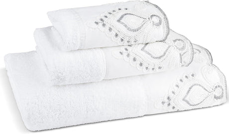 Monaco Contemporary Three-Piece Bath Towel Ensemble