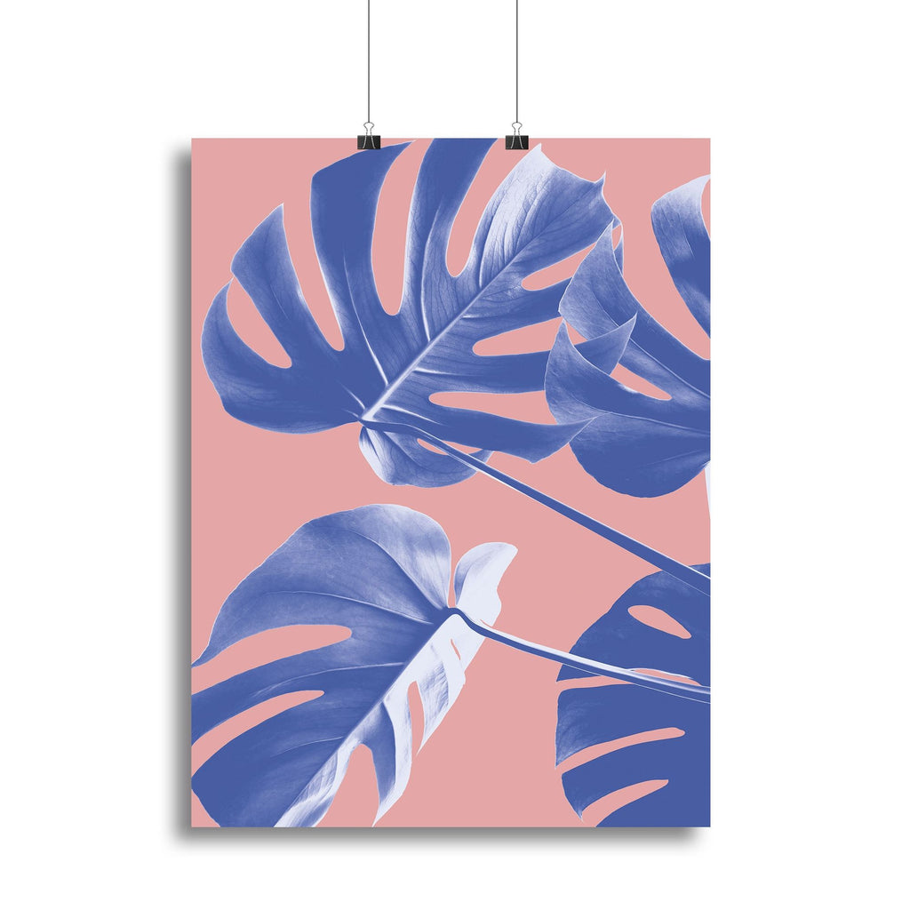 Monstera Purple 06 Canvas Print or Poster