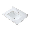 Carrara Gold Vanity Top with Undermount Sink and Backsplash