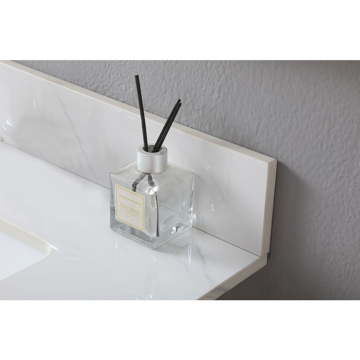 Carrara Gold Vanity Top with Undermount Sink and Backsplash