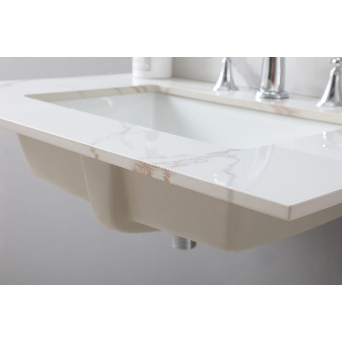 Carrara Gold Bathroom Vanity Top with Undermount Sink