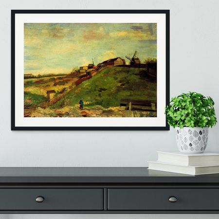 Van Gogh Montmartre Quarry the Mills Framed Print