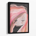 Moon Girl Floating Framed Wall Art