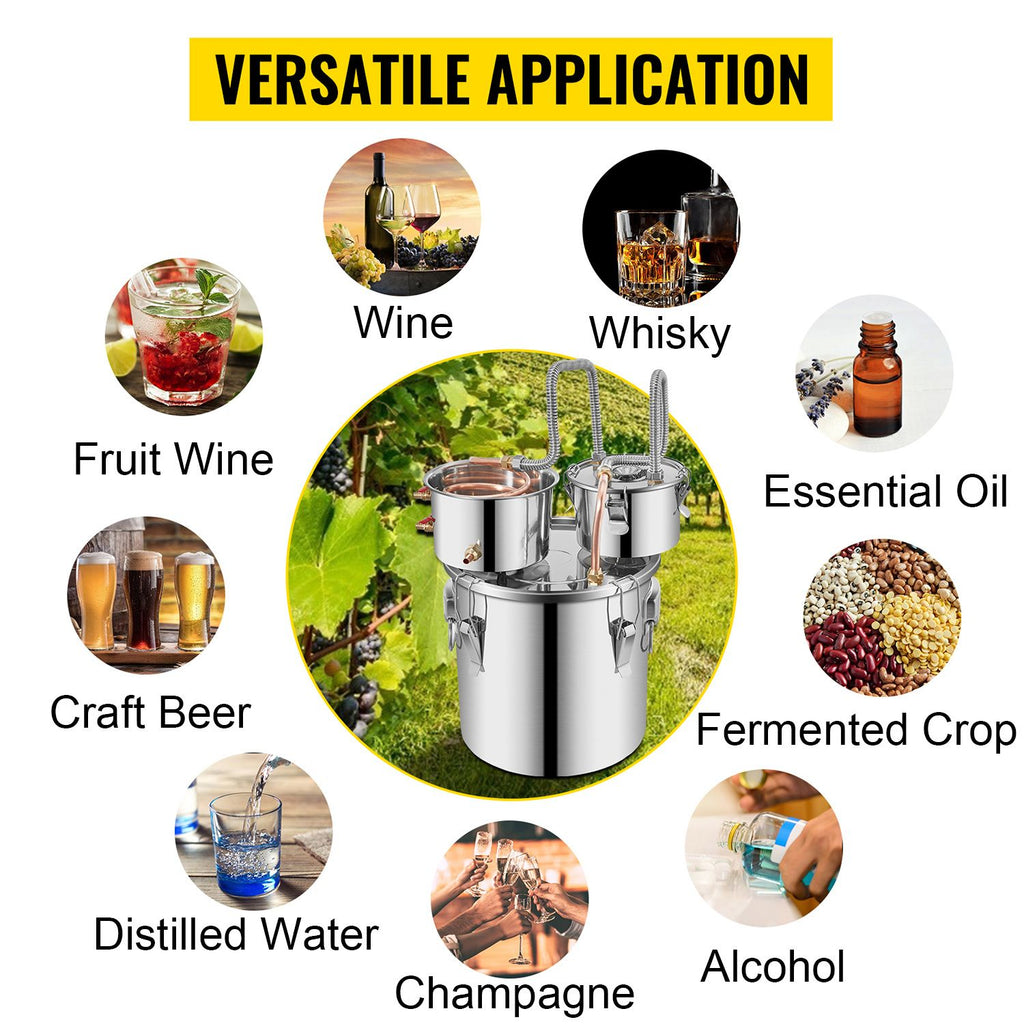 Home Distilling Kit with Pump and Thermometer