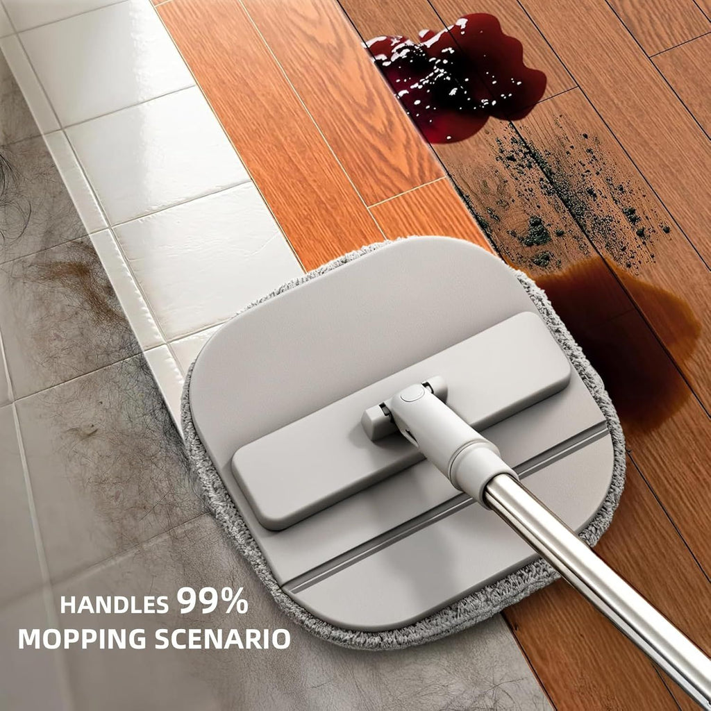 Spin Mop Set with Dirty-Water Separation