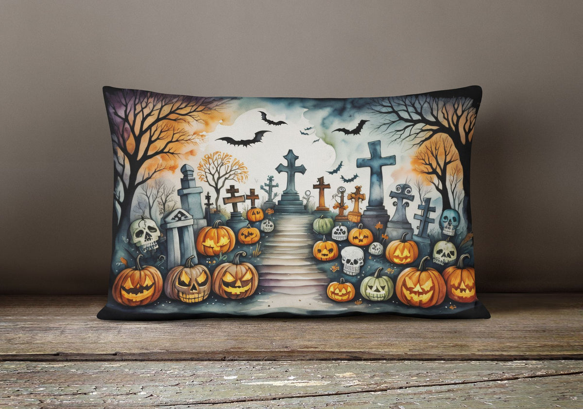 Day of the Dead Halloween Throw Pillow