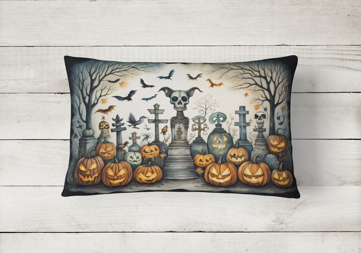 More Spooky Halloween Throw Pillow Throw Pillow for Indoor Couch Bed Outdoor Patio