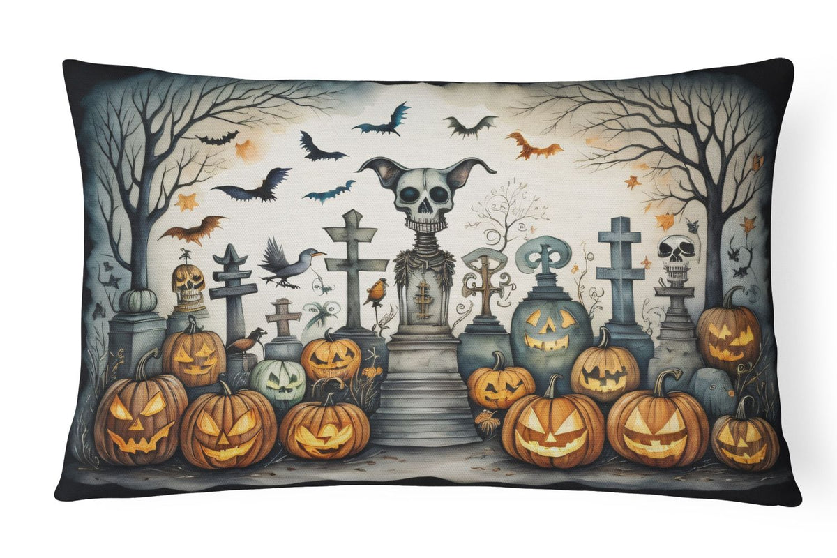 More Spooky Halloween Throw Pillow Throw Pillow for Indoor Couch Bed Outdoor Patio
