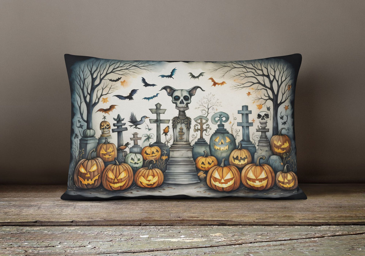 More Spooky Halloween Throw Pillow Throw Pillow for Indoor Couch Bed Outdoor Patio