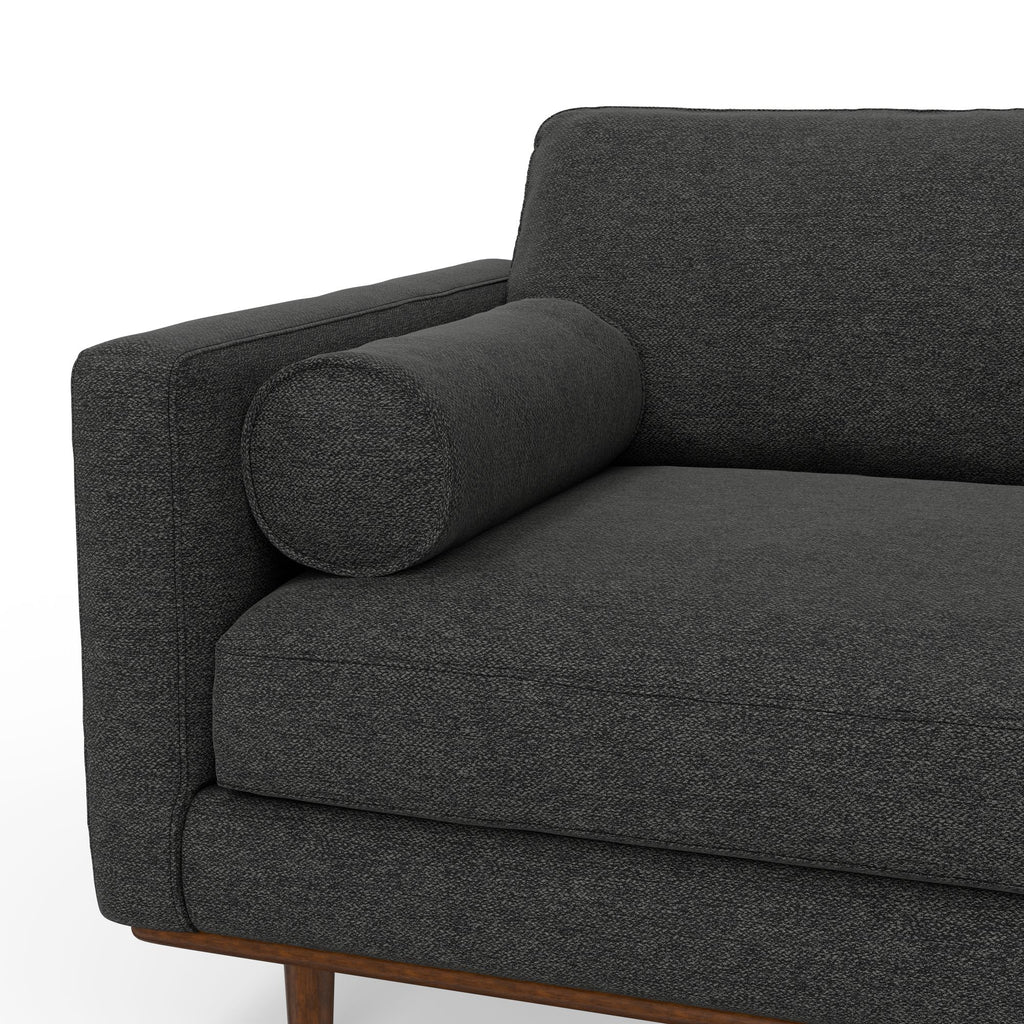 Morrison - 89" Sofa - Charcoal Grey
