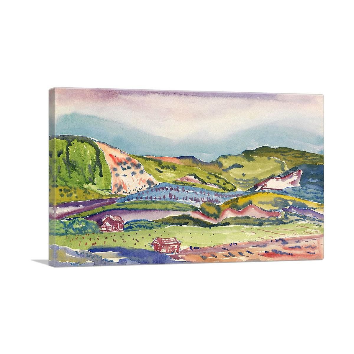 Mountain with Red House 1913