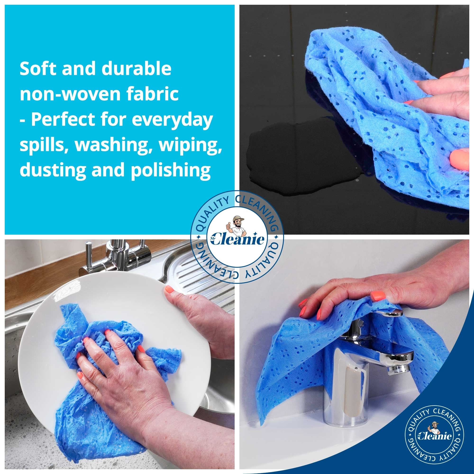 Mr Cleanie Perforated Household Cleaning Cloths
