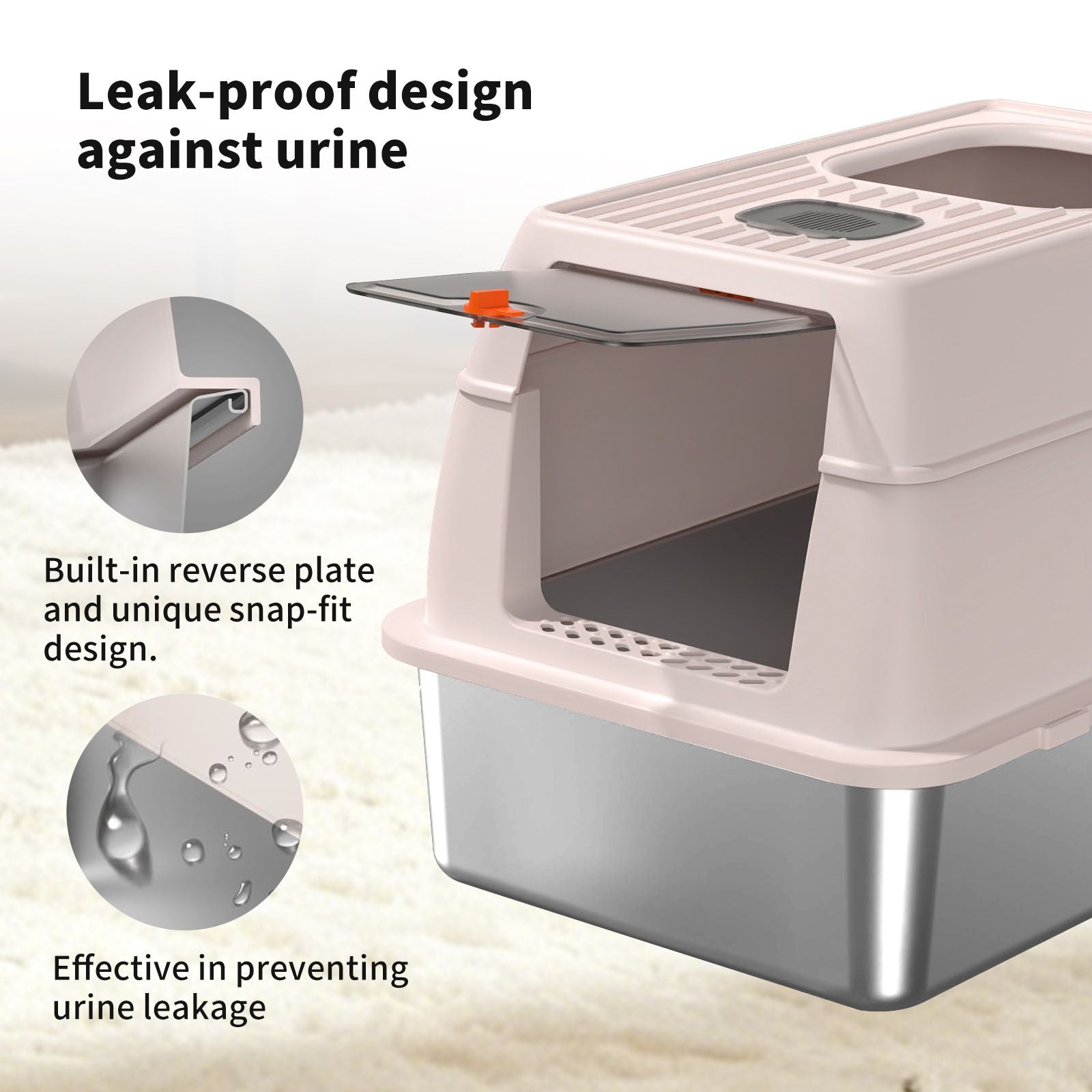 Stainless Steel Large Capacity Anti-Sand Utility Container
