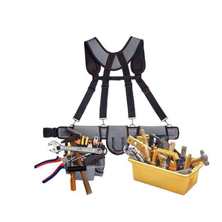 Multi-Pocket Adjustable Utility Tool Belt for Outdoor Repairs