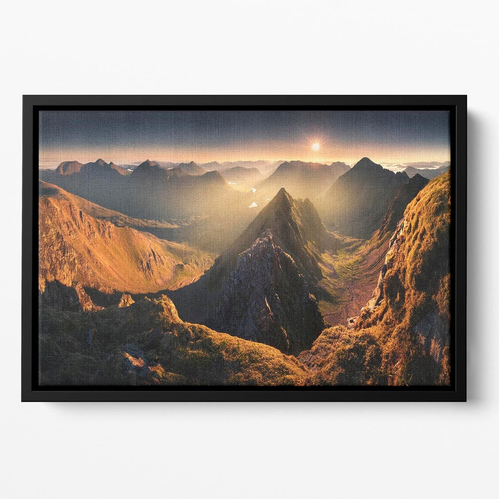 Mullach En Rathein Floating Framed Canvas Art