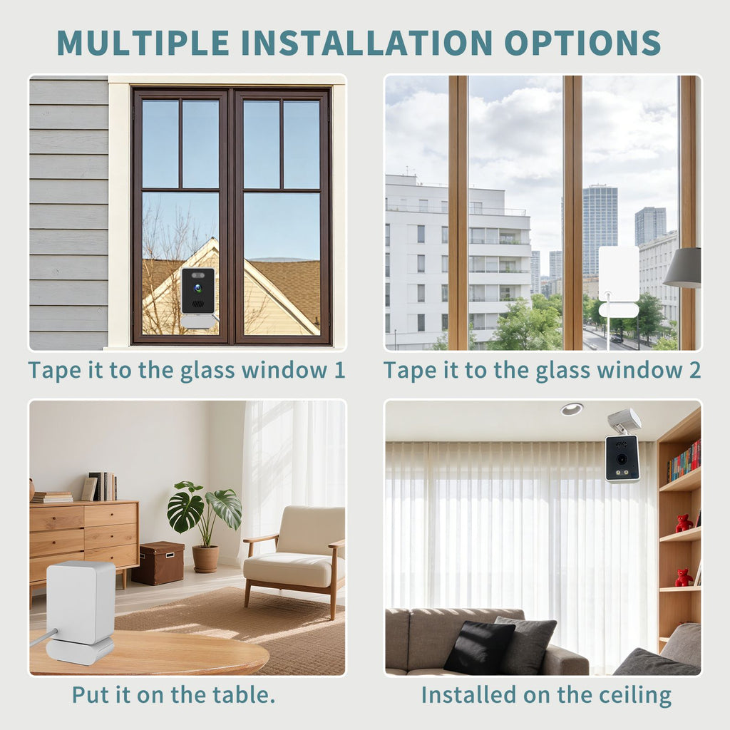 Dual-Lens 4G Cellular Indoor Security Camera